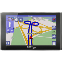 GPS ��������� EasyGo 500 Map
